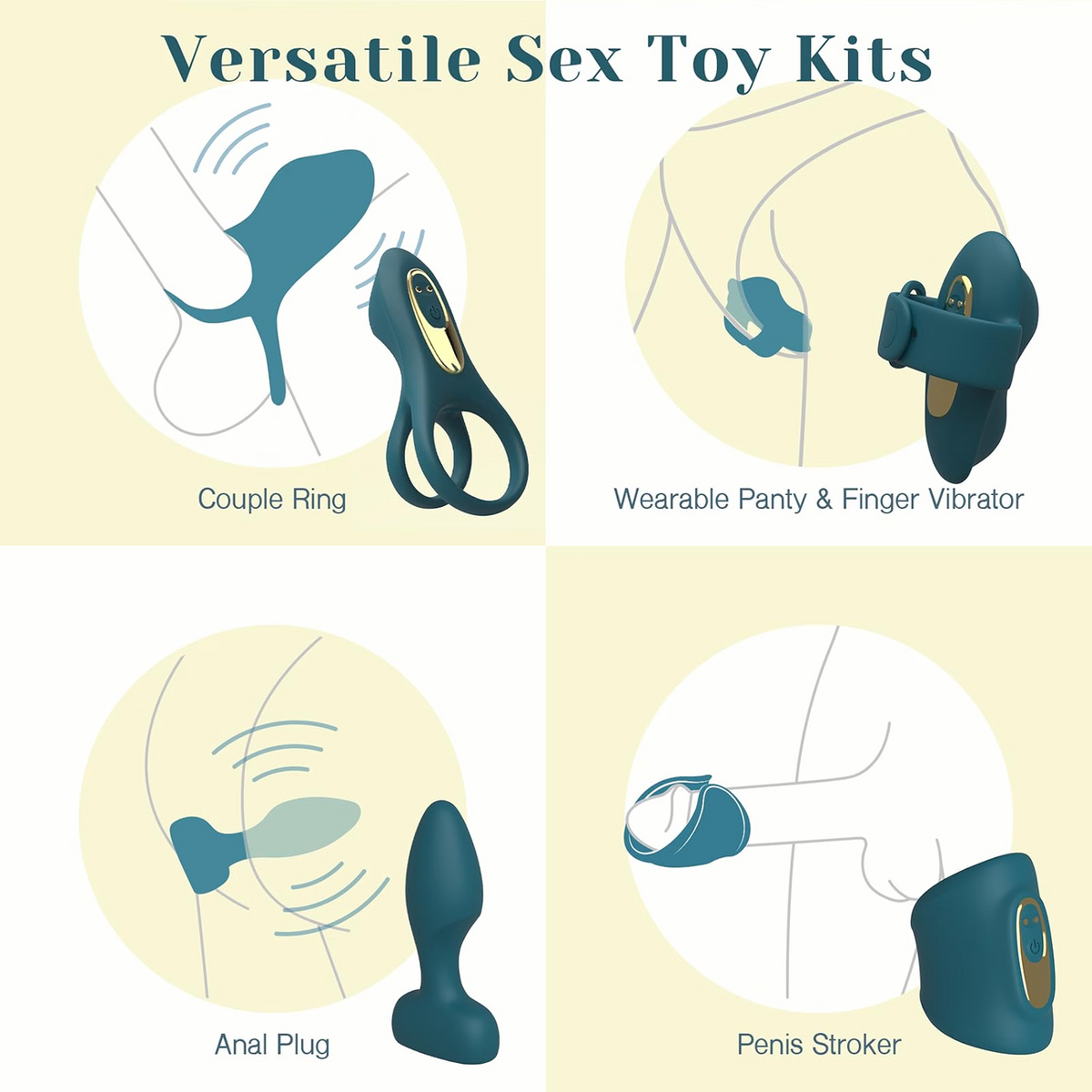 Maxikit Couple Vibrator Kit-7