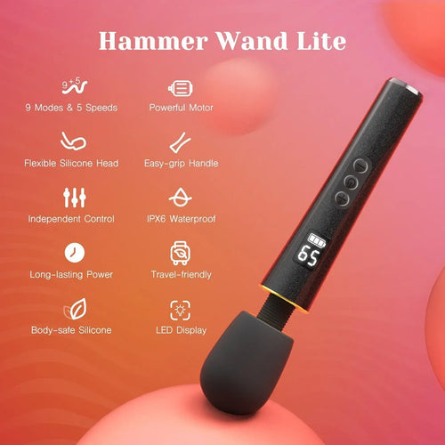 Vibrador Hammer Wand Lite