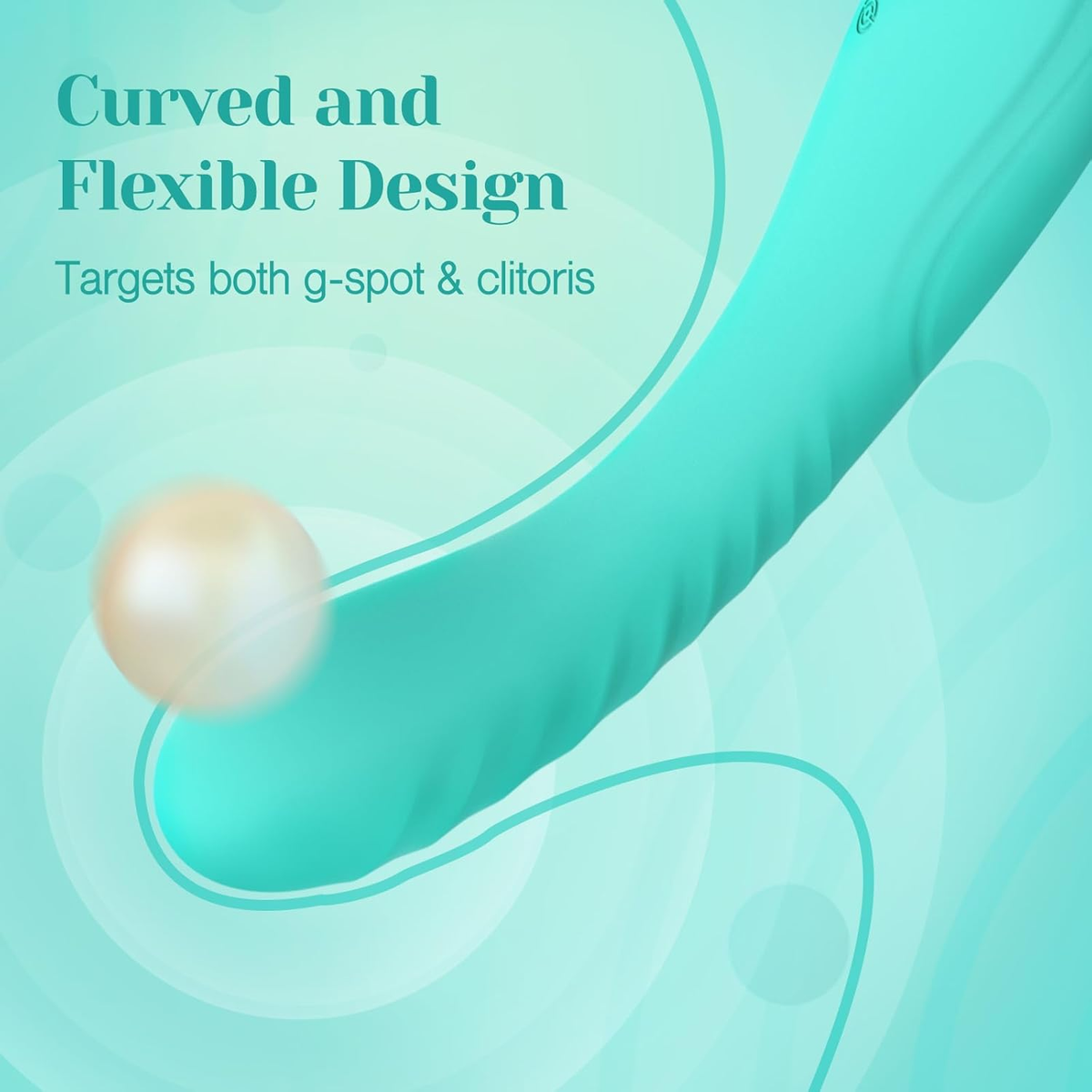 G Vibe G Spot Dildo Vibrator Teal-4