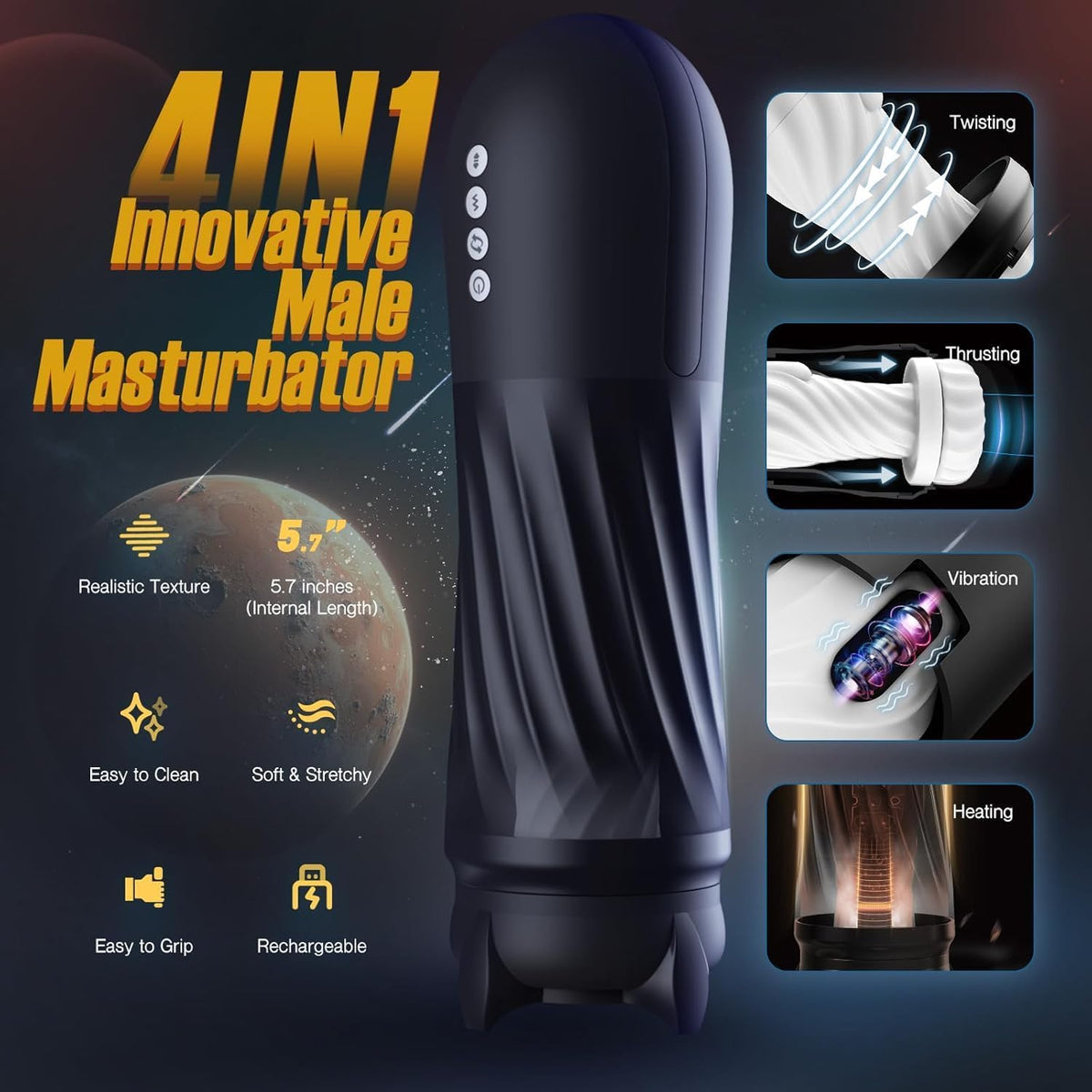 Steelcan Automatic Male Masturbator