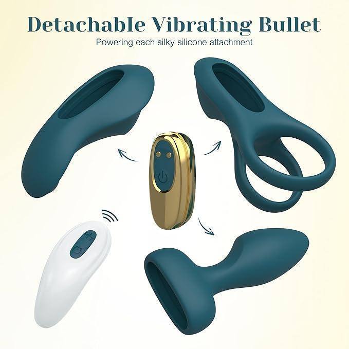 Maxikit Couple Vibrator Set Dark Green (B2B) - Tracy's Dog