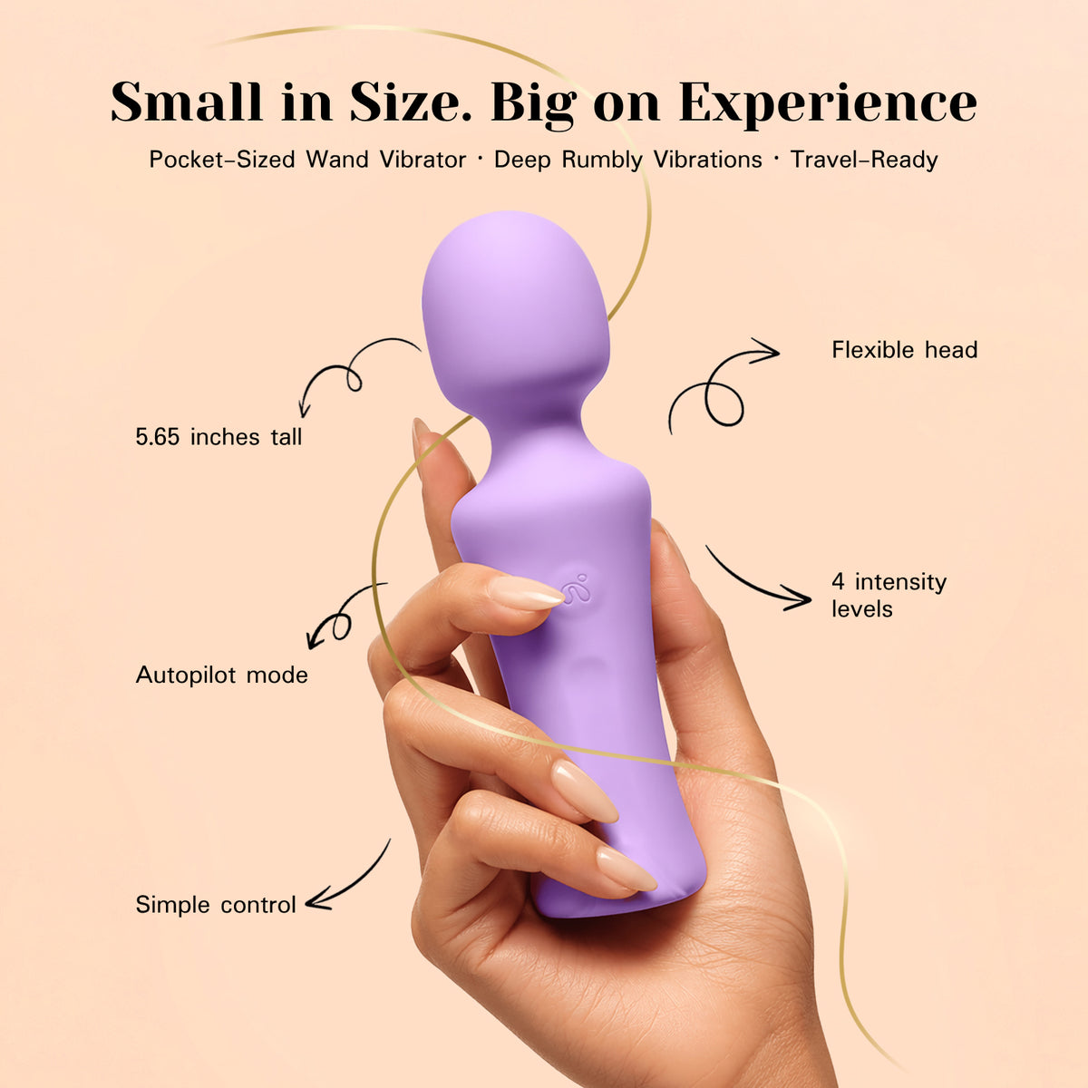 Palmwand Pocket Wand Vibrator