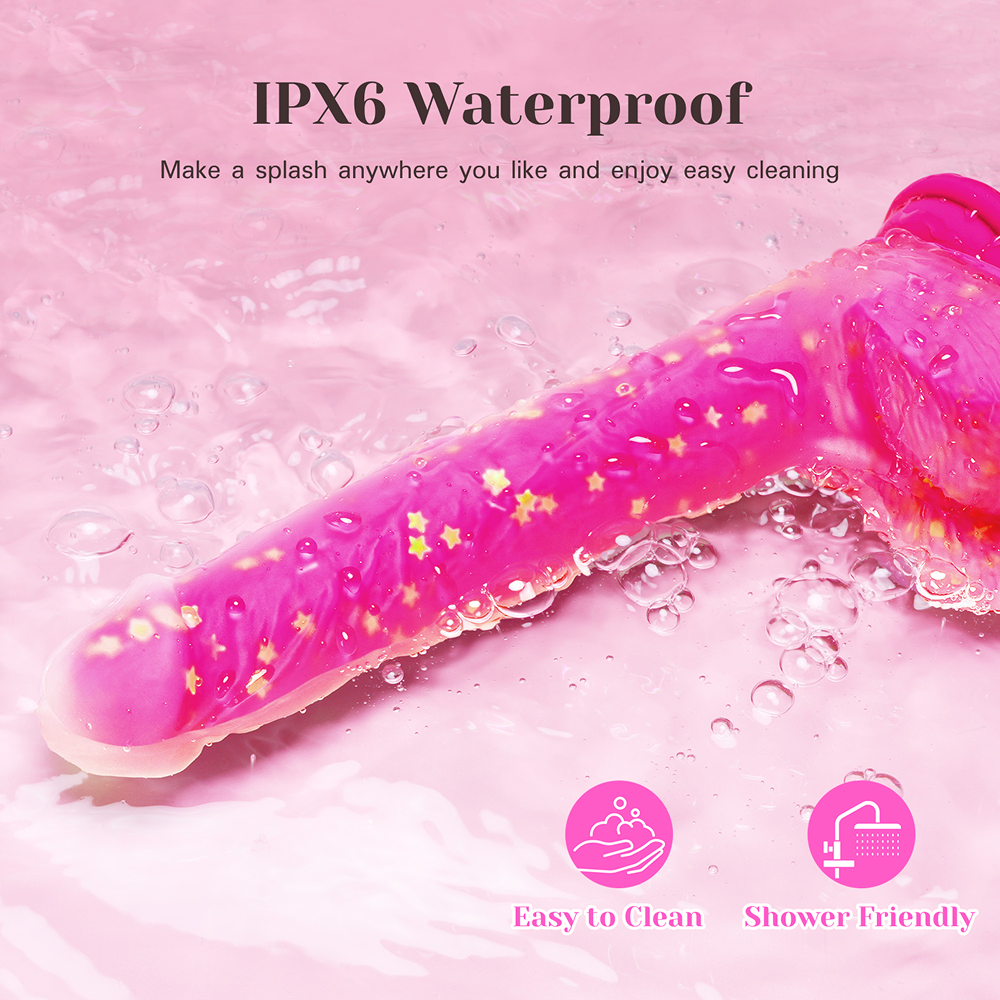 Vibrador consolador de empuje JeliVoy-9