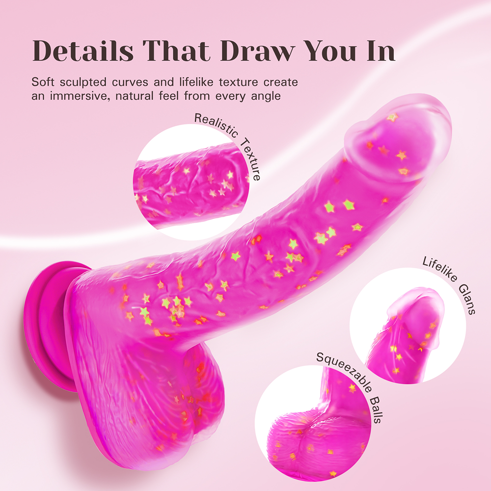 Vibrador consolador de empuje JeliVoy-6