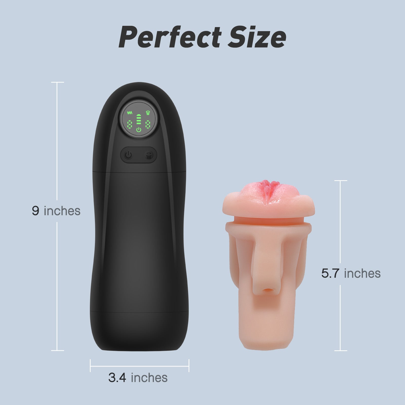 Black Automatic Masturbation Cup | Hands-Free Pleasure Black Automatic Masturbation Cup | Hands-Free Pleasure