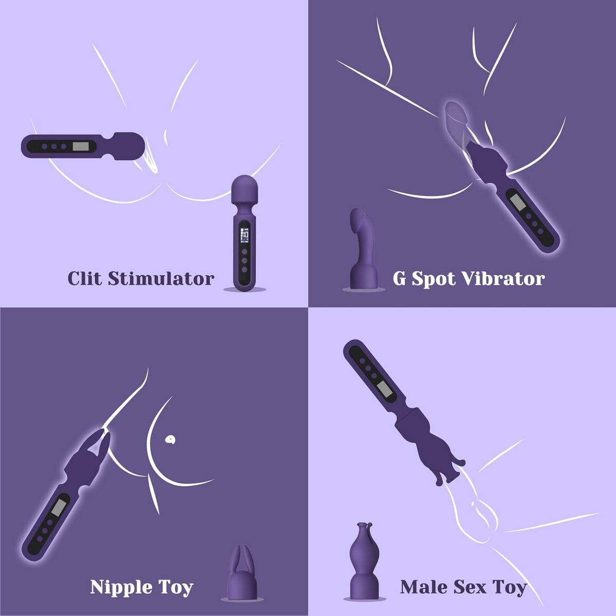Passion Wand Massage Kit