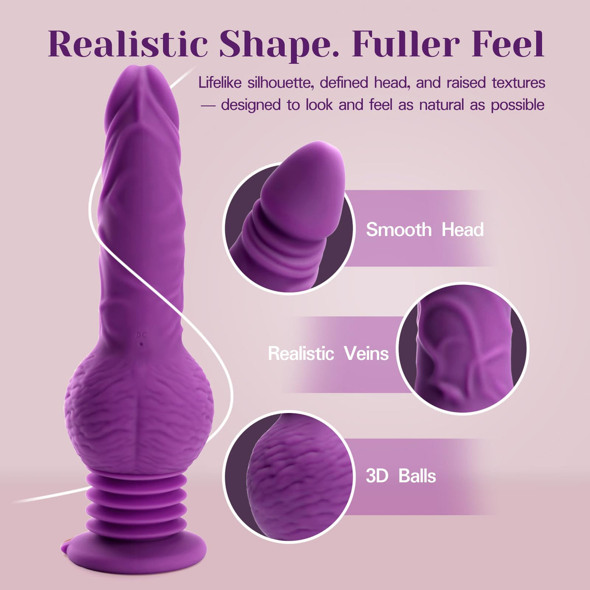 Drillme Thrusting Dildo Vibrator-7