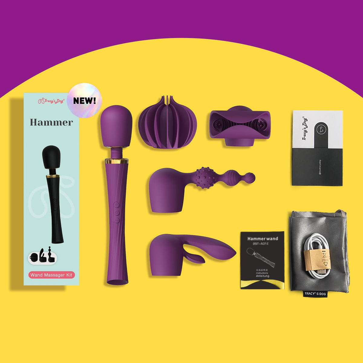 Multi-Function Wand Vibrator Set-9