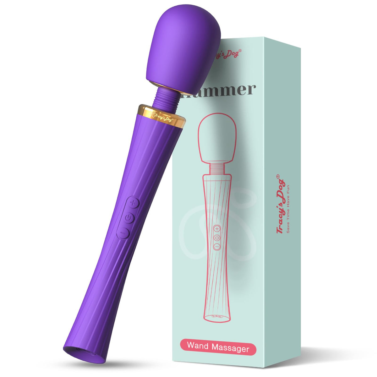 Vibrador Hammer Wand morado (B2B)