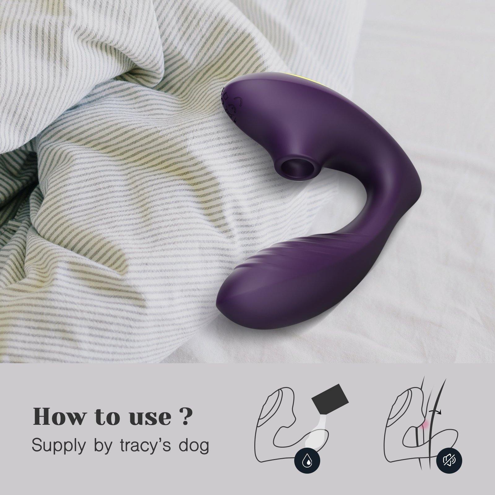 Vibrators Tracys Dog Clit Sucking Vibrator G Spot Dildo Clitoris Stimulator  With 10 Speeds Sex Toys Female From Silien, $37.83
