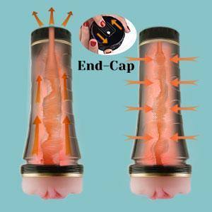 Sam's Cup B2B detachable TPE male stroker with textured canal and end cap